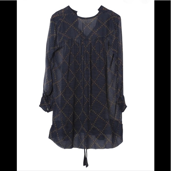 Isabel Marant Dresses & Skirts - Isabel Marant Bertha Silk Print Sheer Dress